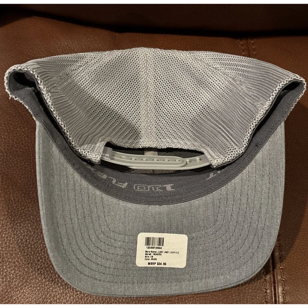 TravisMathew Adult June Lake Loop 2.0 California State Golf Hat Heather Gray NEW